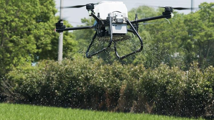 fertilizer spreading drone fertilizer spreading drone